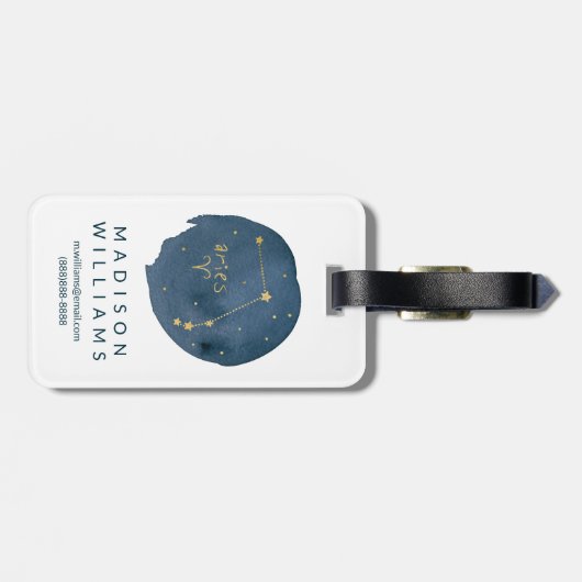 Aries Gepäckanhänger (Rückseite horizontal)