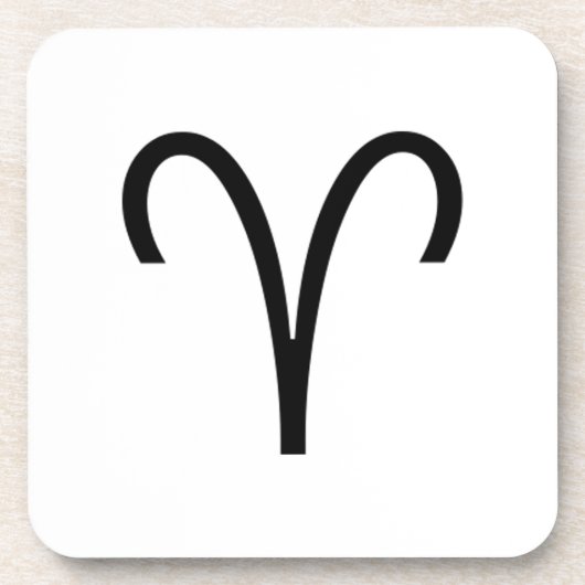 Aries Getränkeuntersetzer (Vorderseite)