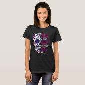 Aries GIrl Dia De Los Muertos Mexican Sugar Skull  T-Shirt (Vorne ganz)