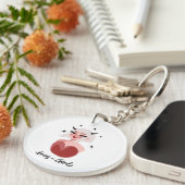 Aries Girl Schlüsselanhänger (Vorderseite rechts)