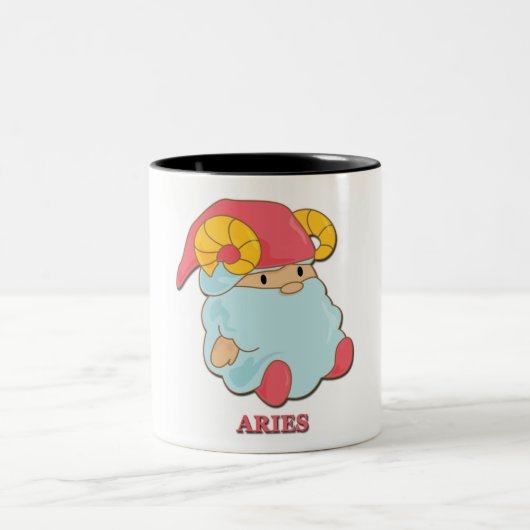 Aries Gnome Zodiac Sign Tasse (Mittel)
