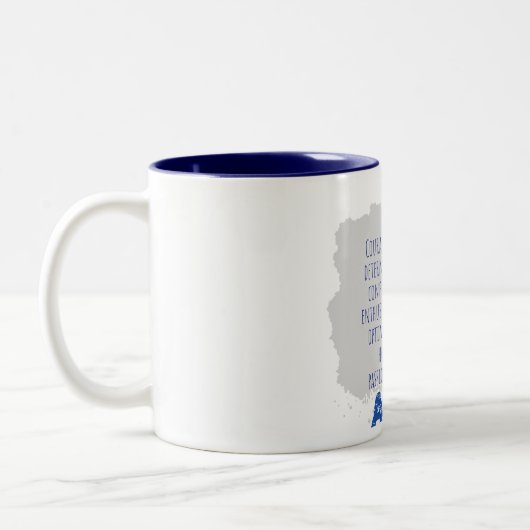 Aries Gnome Zwei-Tone-Kaffee-Tasse Zweifarbige Tasse (Links)