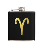 Aries Gold Flachmann (Vorderseite)