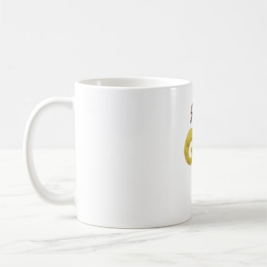 Aries Golden Astrologie Kaffeetasse (Links)