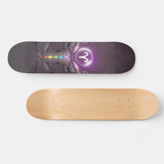 Aries Horoskop Symbol Skateboard (Horizontal)