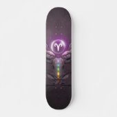 Aries Horoskop Symbol Skateboard (Vorne)