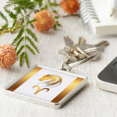 Aries Horse Chinese und Western Astrologie Schlüsselanhänger (Seite)