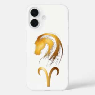 Aries Horse Chinese Western Astrologie I iPhone 16 Hülle