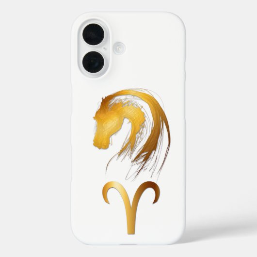 Aries Horse Chinese Western Astrologie I iPhone Case-Mate iPhone Hülle (Rückseite)