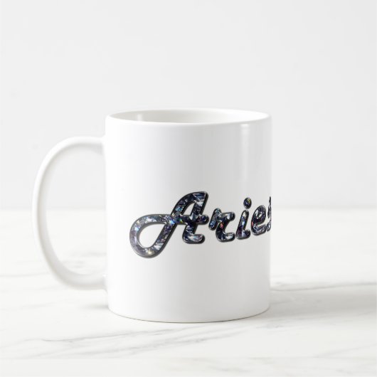 Aries in Diamonds Kaffeetasse (Links)