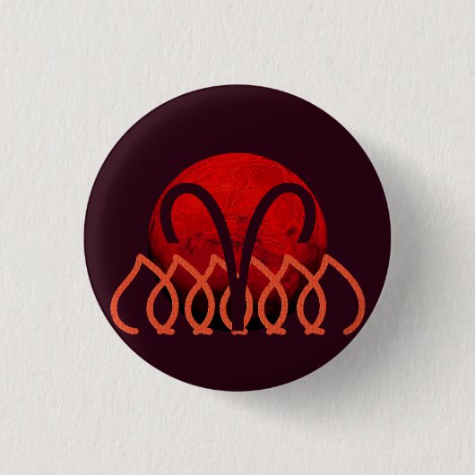 Aries-Knopf Button (Vorderseite)