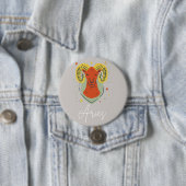 Aries-Knopfabzeichen Button (Beispiel)