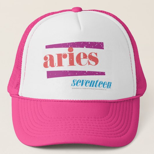 Aries Lt Pink Truckerkappe (Vorderseite)