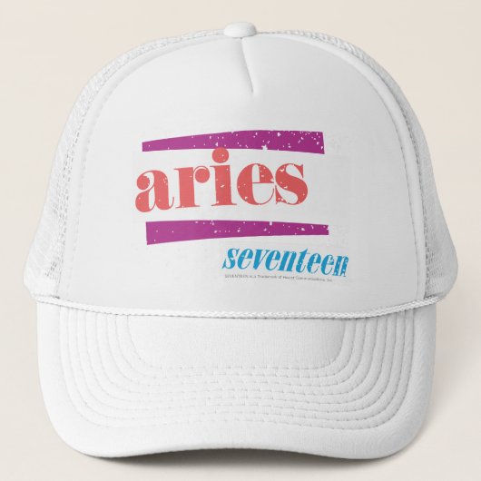 Aries Lt Pink Truckerkappe (Vorderseite)