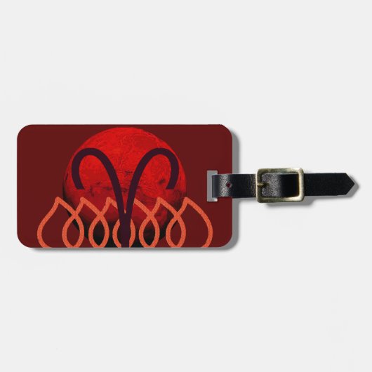 Aries Luggage Tag Gepäckanhänger (Vorderseite horizontal)