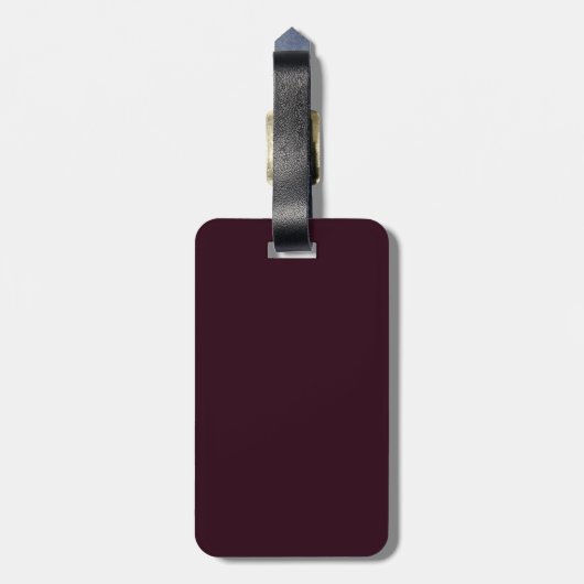 Aries Luggage Tag Gepäckanhänger (Rückseite vertikal)