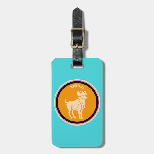 Aries Luggage Tag Gepäckanhänger (Vorderseite vertikal)