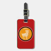 Aries Luggage Tag Gepäckanhänger (Vorderseite vertikal)