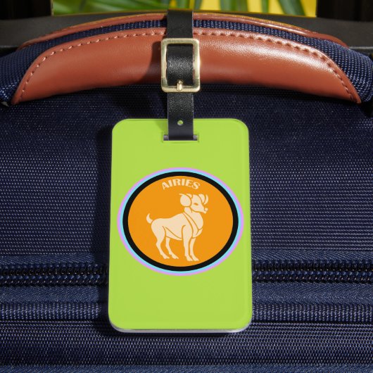 Aries Luggage Tag Gepäckanhänger (Vorderseite Insitu 2)