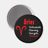 Aries Magnet (Vorderseite/Rückseite)