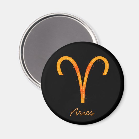 Aries Magnet (Vorderseite/Rückseite)