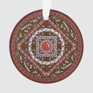 Aries Mandala Acrylic Ornament