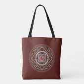 Aries Mandala All-Over-Print Bag Tasche (Rückseite)