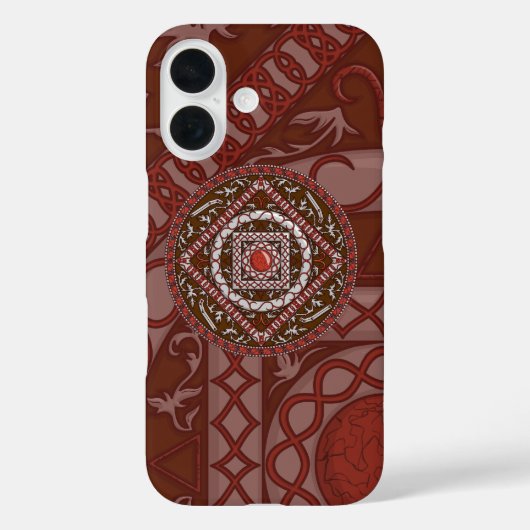 Aries Mandala Case Mate Phone Case (Rückseite)