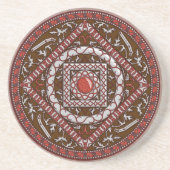 Aries Mandala Coaster Untersetzer (Vorne)