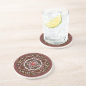 Aries Mandala Coaster Untersetzer (Seite)