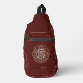 Aries Mandala Crossbody Bag (Vorderseite)