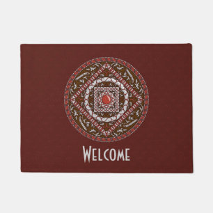 Aries Mandala Doormat Fußmatte