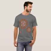 Aries Mandala Men Dark Shirt (Vorne ganz)