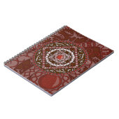 Aries Mandala Notebook Notizblock (Linke Seite)