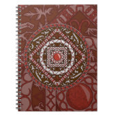 Aries Mandala Notebook Notizblock (Vorderseite)