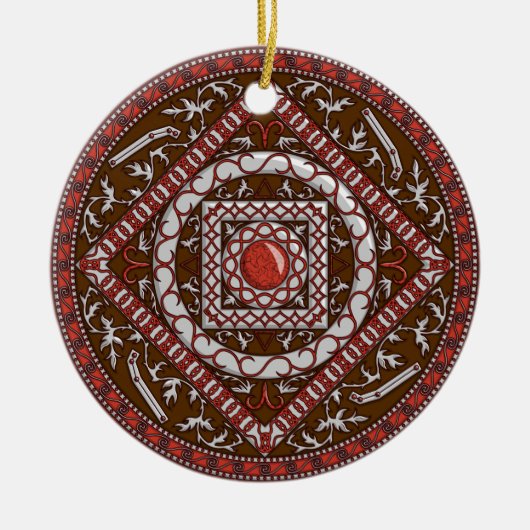 Aries Mandala Ornament (Vorne)