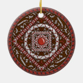 Aries Mandala Ornament (Hinten)