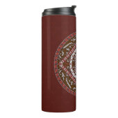 Aries Mandala Thermal Tumbler Thermosbecher (Nach links gedreht)
