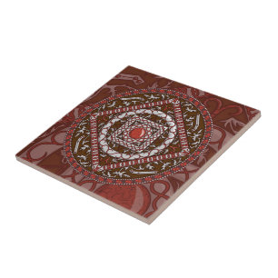 Aries Mandala Tile Fliese