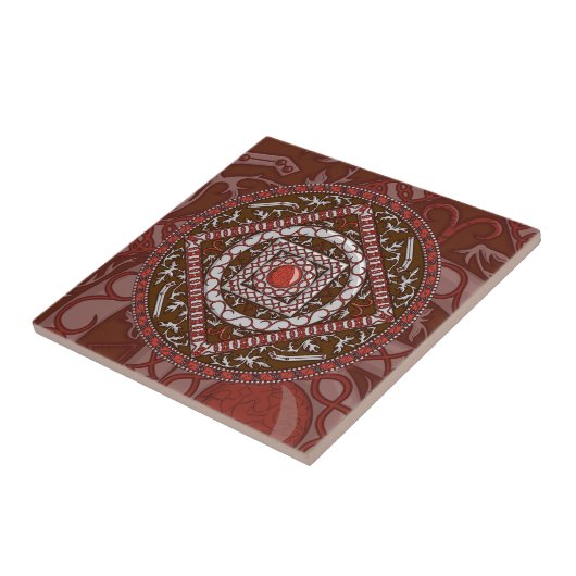 Aries Mandala Tile Fliese (Seite)