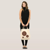 Aries Mandala Tote Bag Tragetasche (Vorderseite (Model))