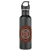 Aries Mandala Wasserflasche Edelstahlflasche (Vorderseite)