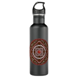 Aries Mandala Wasserflasche Edelstahlflasche