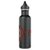 Aries Mandala Wasserflasche Edelstahlflasche (Rechts)