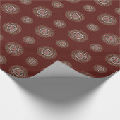 Aries Mandala Wrapping Paper Geschenkpapier (Ecke)
