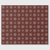 Aries Mandala Wrapping Paper Geschenkpapier (Flach)