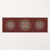 Aries Mandala Yoga Mat Yogamatte (Vorderseite (Horizontal))