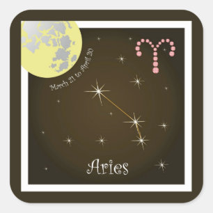 Aries March 21 to April 20 Aufkleber
