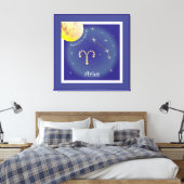 Aries March 21 to April 20 Leinwand (Insitu (Schlafzimmer))