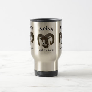 Aries March 21 to April 20 Mug Reisebecher